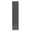 Baxton Studio Pandora 4 Drawer Storage Unit in Gray and Oak Brown