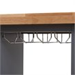 Baxton Studio Sunderland Kitchen Cart in Gray