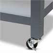 Baxton Studio Sunderland Kitchen Cart in Gray