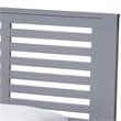 Baxton Studio Sedona Twin Slat Platform Bed with Trundle in Gray