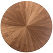Baxton Studio Wendy 5 Piece Round Dining Set in Black and Walnut Brown