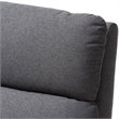 Baxton Studio Casanova Recliner in Gray and Walnut
