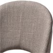 Baxton Studio Wesley Upholstered Dining Side Chair in Gray (Set of 2)