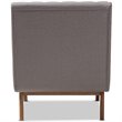 Baxton Studio Annetha Tufted Accent Chair in Gray