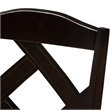 Baxton Studio Ruth Solid Wood Dining Side Chair in Beige and Brown (Set of 2)