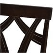 Baxton Studio Sylvia Dining Side Chair in Gray and Brown (Set of 2)