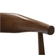 Baxton Studio Winton Dining Side Chair in Black and Brown (Set of 2)