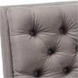 Baxton Studio Annetha Tufted Accent Chair and Ottoman Set in Gray