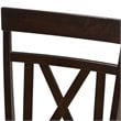 Baxton Studio Rosie Dining Side Chair in Brown (Set of 2)