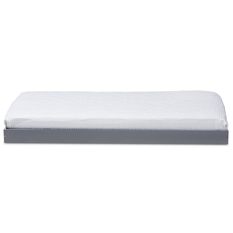 Baxton Studio Payton Twin Trundle in Gray