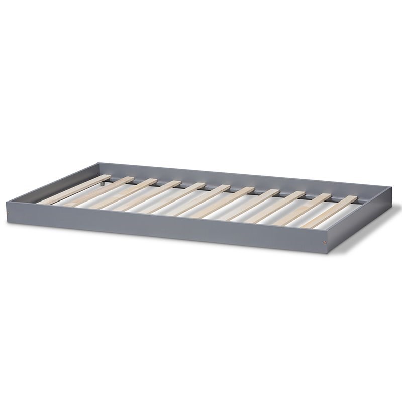 Baxton Studio Payton Twin Trundle in Gray