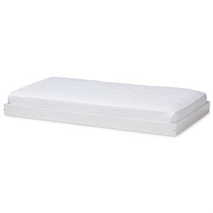 Baxton Studio Payton Twin Trundle in White