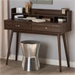 Baxton Studio Disa Writing Desk in Walnut Brown