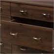 Baxton Studio Disa 6 Drawer Double Dresser in Walnut Brown