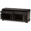 Baxton Studio Leo Faux Leather Shoe Storage Bench in Dark Brown