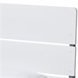 Baxton Studio Nereida Twin Slat Platform Bed with Trundle in White