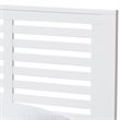 Baxton Studio Sedona Twin Slat Platform Bed with Trundle in White