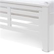 Baxton Studio Sedona Twin Slat Platform Bed with Trundle in White