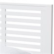 Baxton Studio Sedona Twin Slat Platform Bed in White