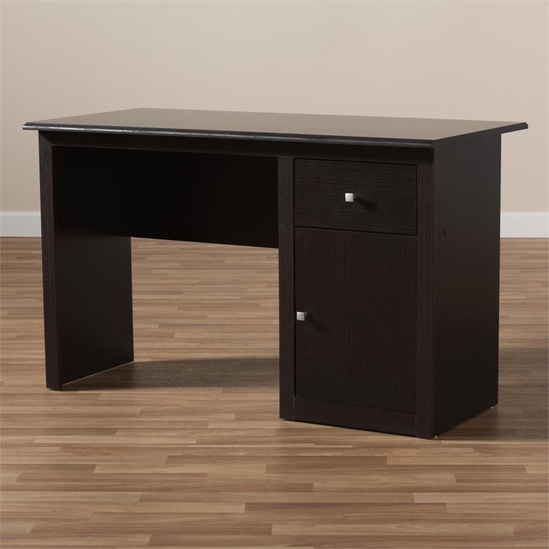 Baxton Studio Belora Modern Contemporary Writing Desk in Wenge Brown