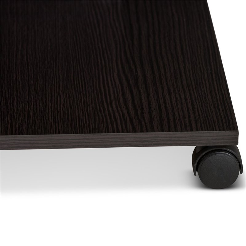 Baxton Studio Cladine Coffee Table in Wenge Brown