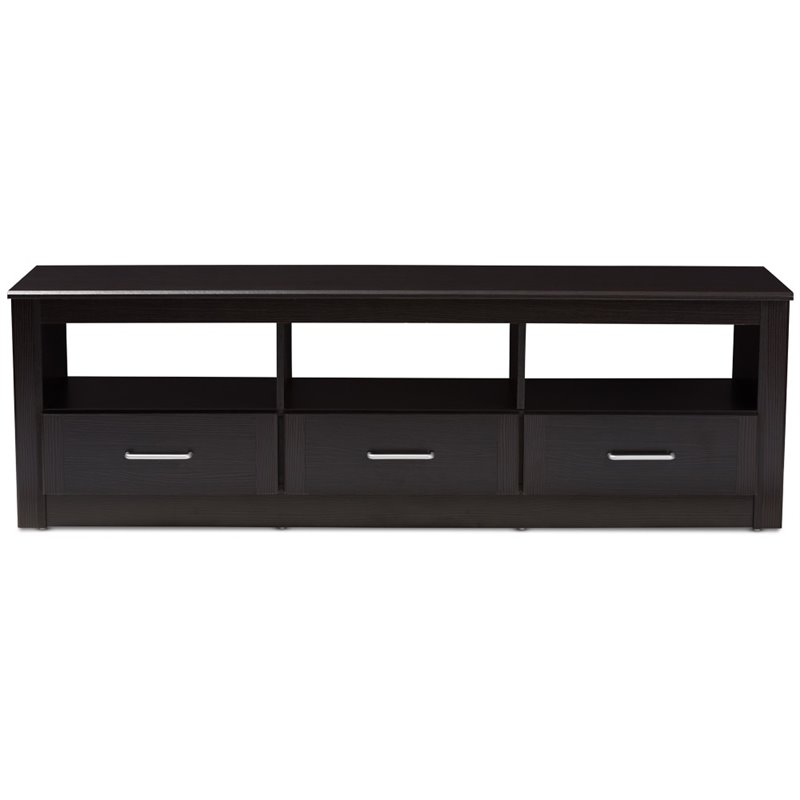 Baxton Studio Ryleigh TV Stand in Wenge Brown Cymax Business
