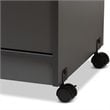 Baxton Studio Tannis Microwave Stand in Dark Grey