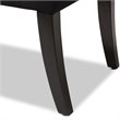 Baxton Studio Chandelle Contemporary Luxe Velvet Tufted Bench in Black