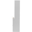 Baxton Studio Laurana Kitchen Cabinet and Hutch in White and Cherry