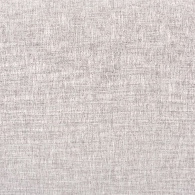 Baxton Studio Lovise Ottoman in Greyish Beige and Walnut Brown