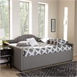 Baxton Studio Eliza Tufted Full Daybed in Grey