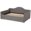 Baxton Studio Eliza Tufted Full Daybed in Grey