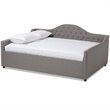 Baxton Studio Eliza Tufted Full Daybed in Grey