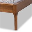 Baxton Studio Aveneil Modern Upholstered Full Platform Bed in Beige