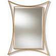 Baxton Studio Melia Decorative Wall Mirror in Gold