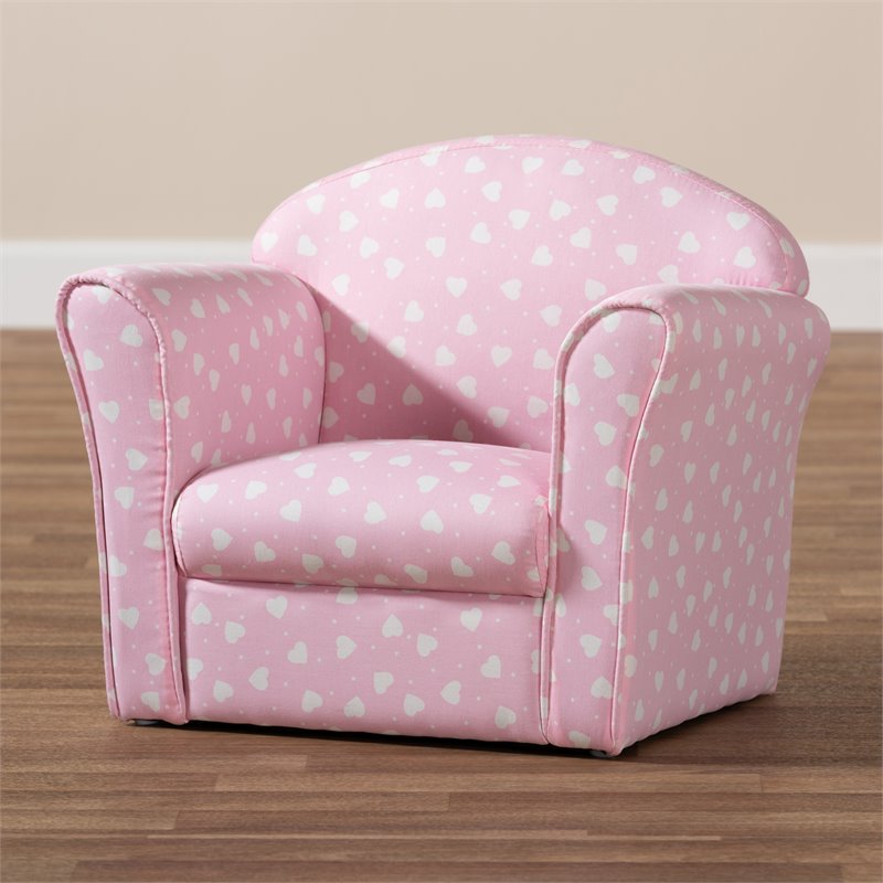 kids pink armchair