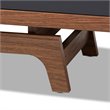 Baxton Studio Svante Mid-Century 3-Drawer Wood TV Stand in Brown
