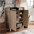 Baxton Studio Fella Two-Tone Oak Brown and Dark Gray Shoe Cabinet