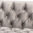 Baxton Studio Zanetta Gray Velvet  2-Piece Sofa and Lounge Chair Set