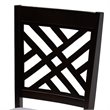 Baxton Studio Caron 5-Piece Wood Dining Set in Gray and Espresso Brown