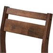 Baxton Studio Lovy 5-Piece Wood Dining Set in Beige and Dark Walnut Brown