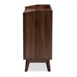 Baxton Studio Lena Walnut Brown Finished 3-Drawer Wood Chest