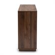 Baxton Studio Mette 6-Drawer Wood Dresser in White and Walnut