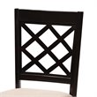 Baxton Studio Verner 5-Piece Wood Upholstered Dining Set in Sand and Espresso