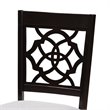 Baxton Studio Renaud 5-Piece Wood Upholstered Dining Set in Gray and Espresso