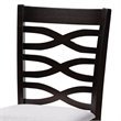 Baxton Studio Contemporary Lanier 5-Piece Wood Pub Set in Gray and Espresso