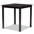 Baxton Studio Contemporary Lanier 5-Piece Wood Pub Set in Gray and Espresso