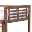 Baxton Studio Liam  and  Walnut Brown Finished Wood Twin Size Bunk Bed