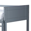 Baxton Studio Elsie  and  Grey Finished Wood Twin Size Bunk Bed