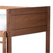 Baxton Studio Elsie Walnut Brown Finished Wood Twin Size Bunk Bed